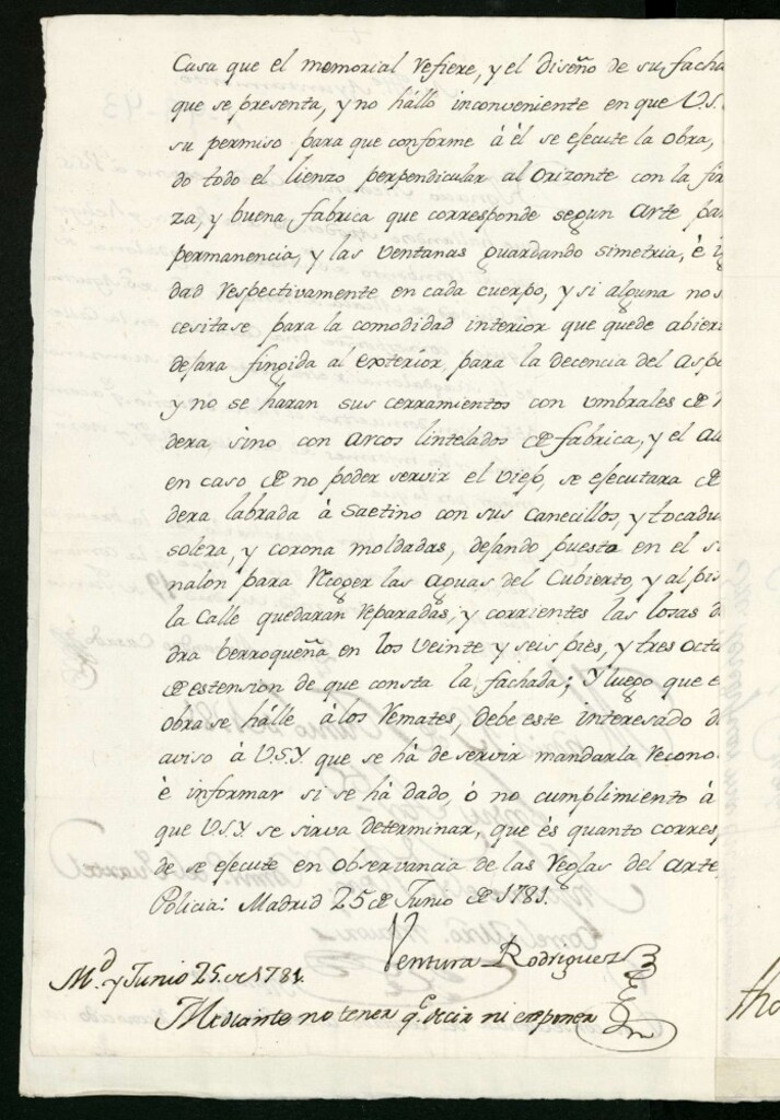 Miniatura de Licencia a Don Ignacio Alejandro Casado, apoderado para reedificar en la calle de la Magdalena nº 16 manzana 155