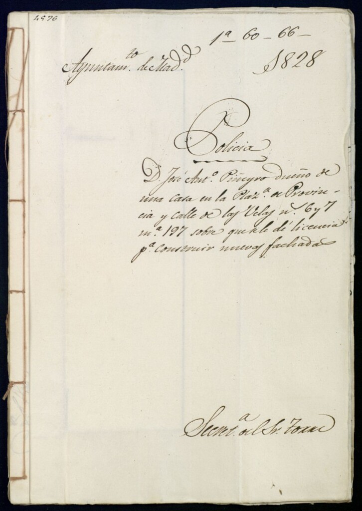 Miniatura de Don José Antonio Piñeyro dueño de una casa en la Plaza de Provincia y calle de las Velas, 6 y 7 manzana 197 sobre que se le dé licencia para construir nuevas fachadas