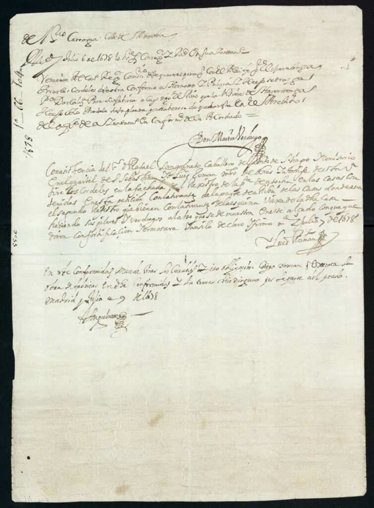 Miniatura de Licencia a la Hacienda para levantar la fachada de registro de la Puerta de Atocha