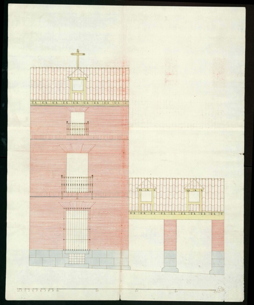 Miniatura de Licencia a Don José de Veña para construir una casa en la Calle de las Urosas