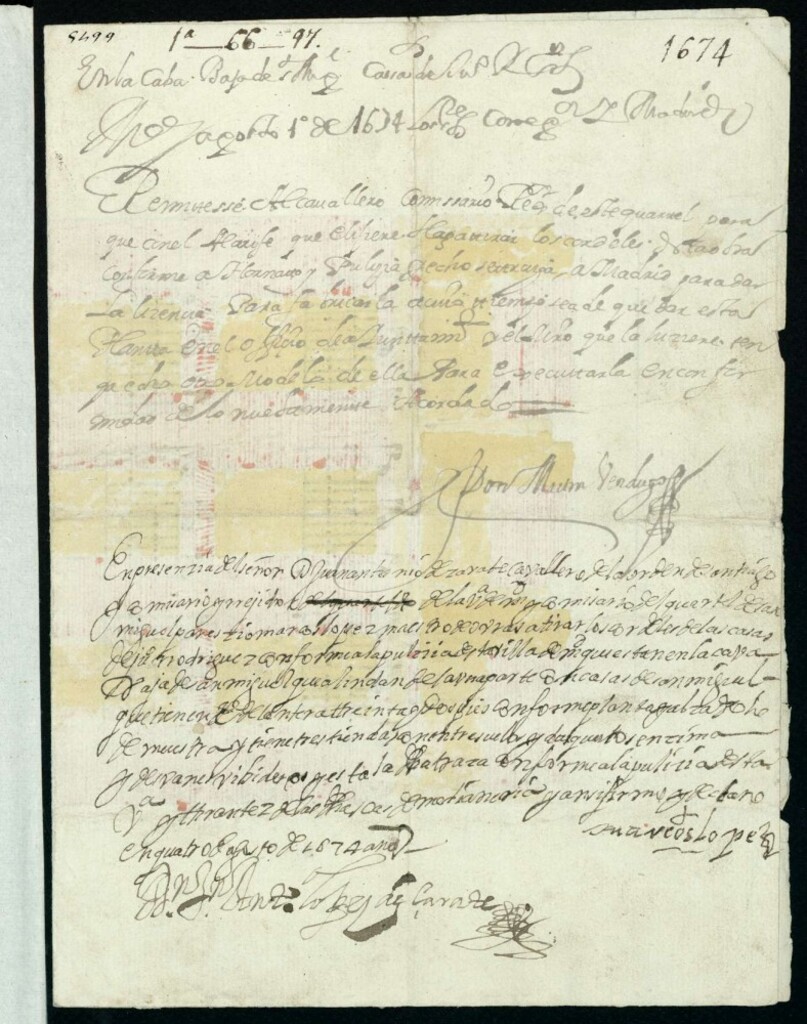 Miniatura de Licencia a Juan Rodríguez para la construcción de una casa en la Cava Baja de San Miguel.