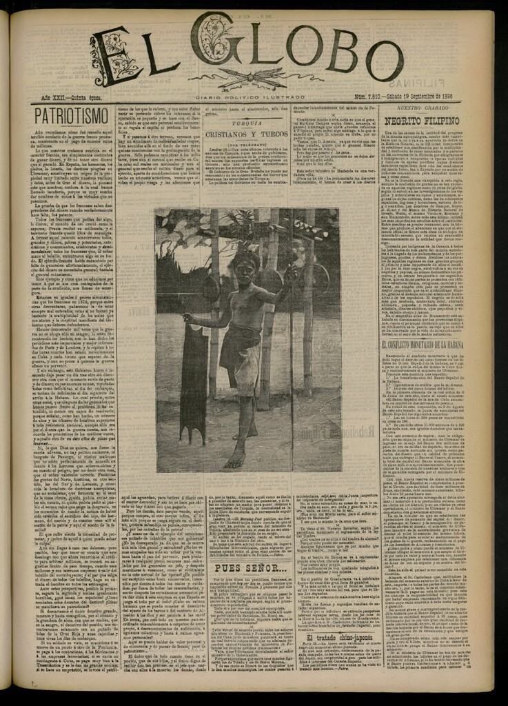 Miniatura de El Globo : diario ilustrado del 19 de septiembre de 1896, nº 7610