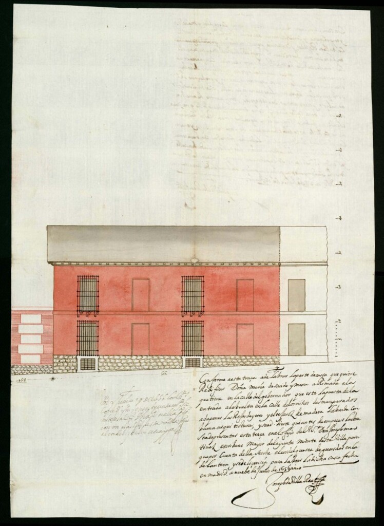 Miniatura de Licencia a Doña María de Sande y Mesa para construir una casa en la Calle del Gobernador, esquina a la de los Desamparados
