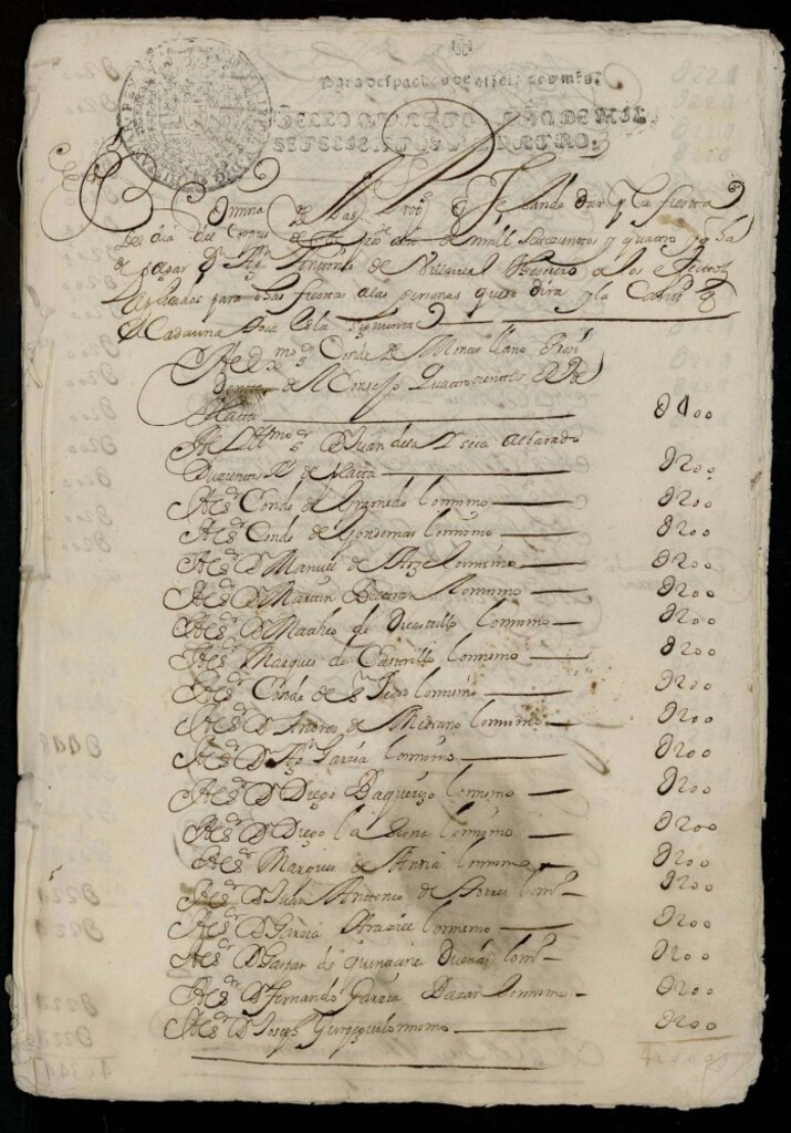 Miniatura de Fiestas del Corpus del año 1704