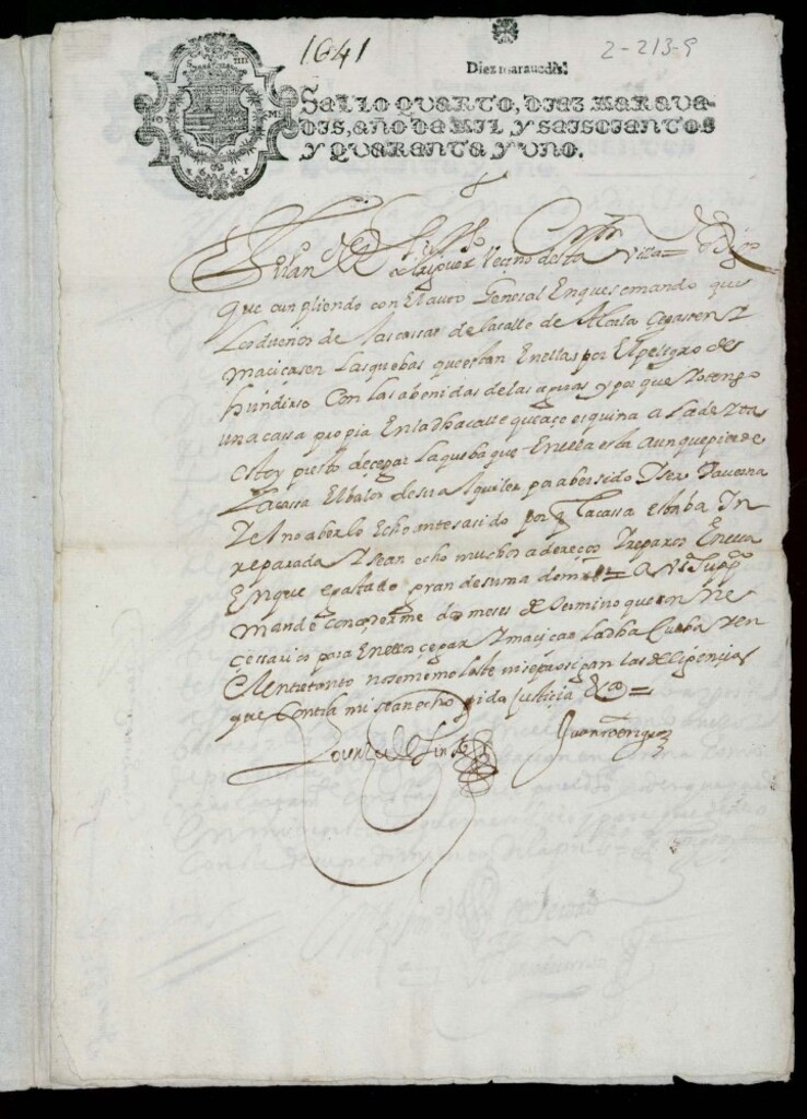 Miniatura de Licencia a Juan Rodríguez dueño de una casa calle de Alcalá pidiendo ...... por disposición general.