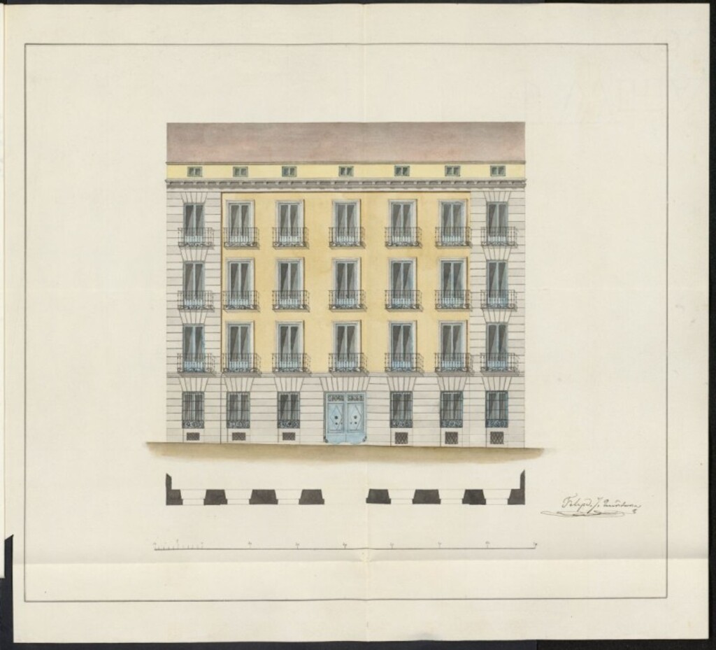 Miniatura de Licencia concedida a Don Dámaso Alcalá Galiano para reedificar casa en la calle de la Libertad, 10