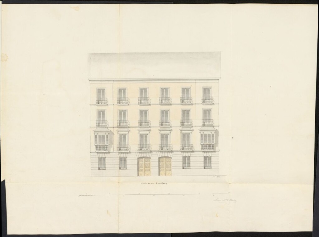 Miniatura de Licencia concedida a Don José y Don Joaquín Canga Argüelles para construir dos casas en la calle de Fuencarral, 20