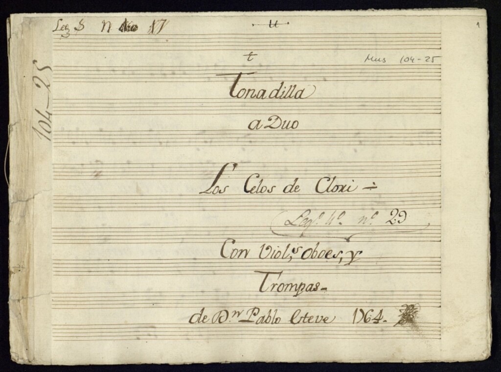 Miniatura de Los celos de Clori