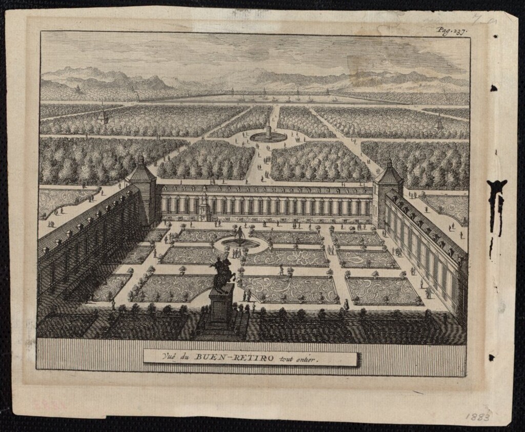 Miniatura de El Palacio del Buen Retiro. Madrid