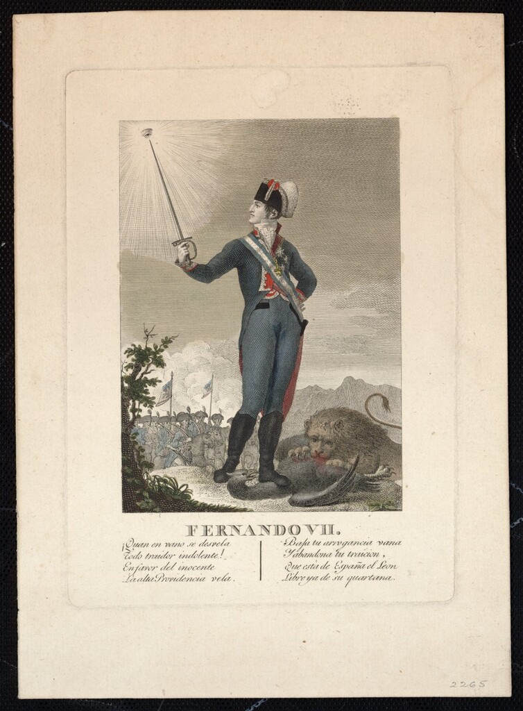 Miniatura de Fernando VII
