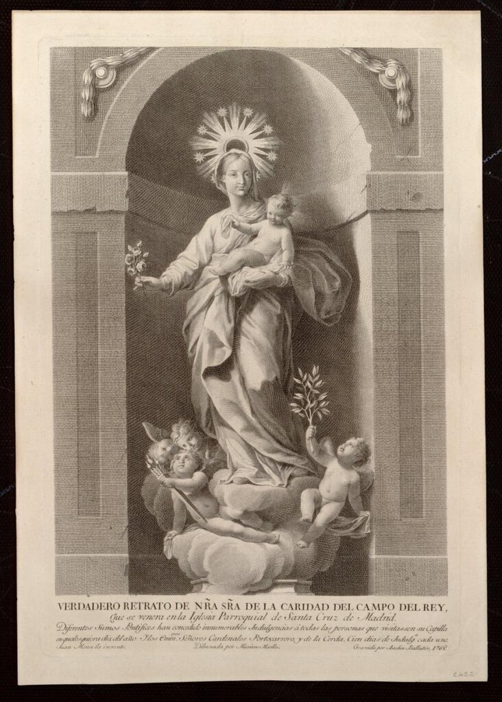 Miniatura de Nuestra Señora de la Caridad del Campo del Rey