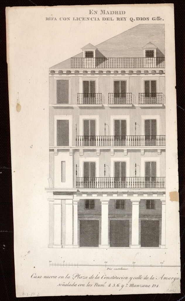 Miniatura de Casa Nueva en la Plaza de la Constitución