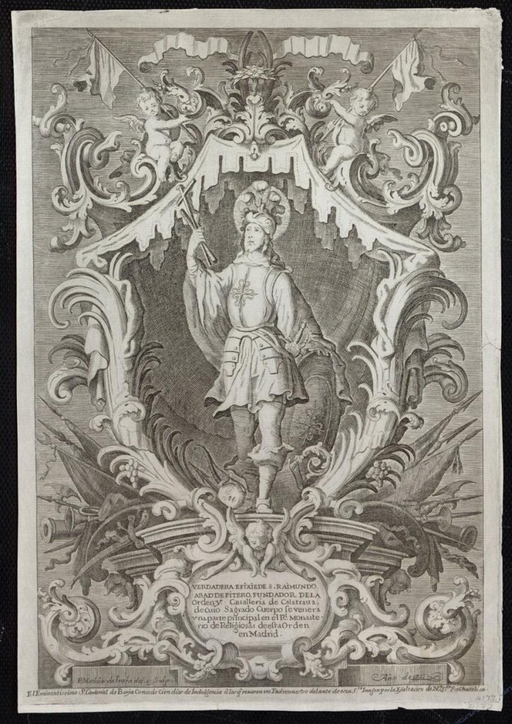 Miniatura de San Raimundo de Fitero