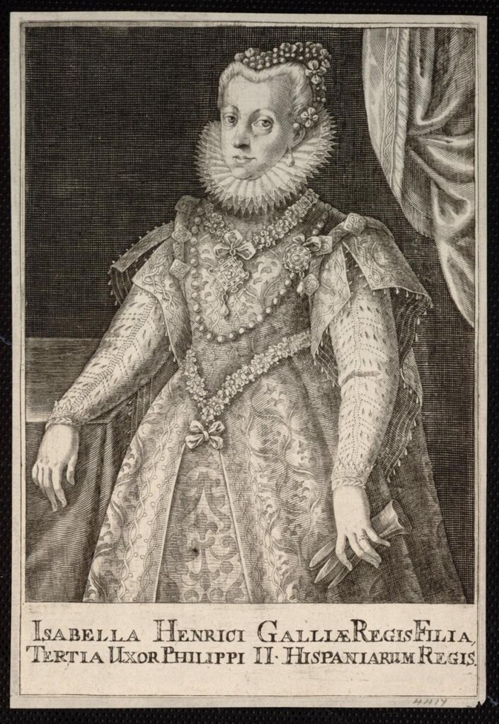 Miniatura de Isabel de Valois, Reina de España