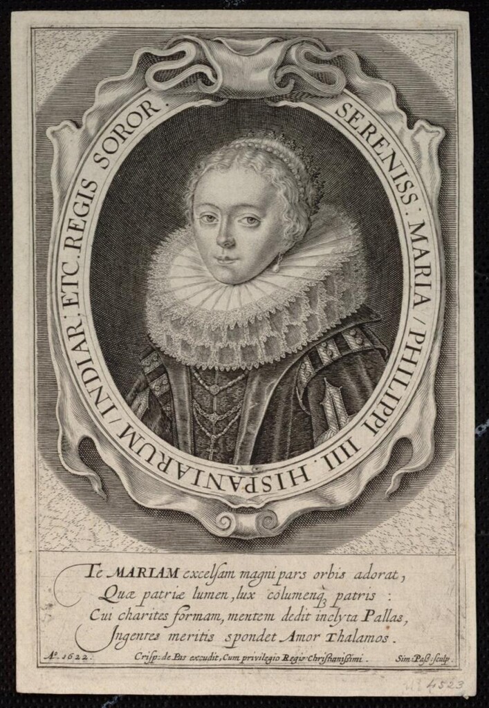 Miniatura de La Infanta María de Austria