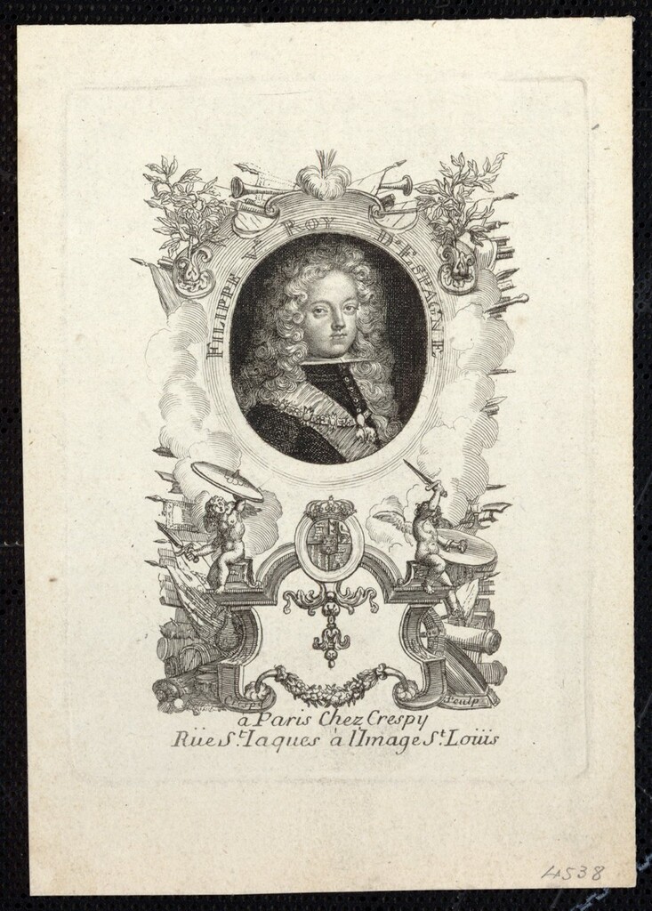 Miniatura de Felipe V, Rey de España