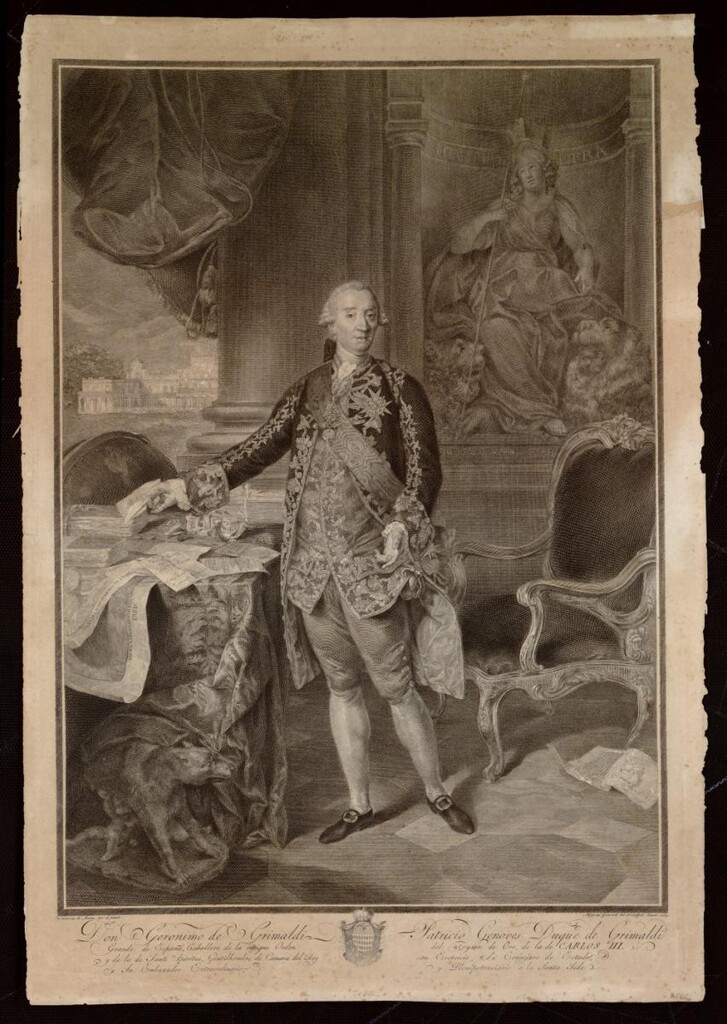 Miniatura de Jerónimo de Grimaldi, Duque de Grimaldi