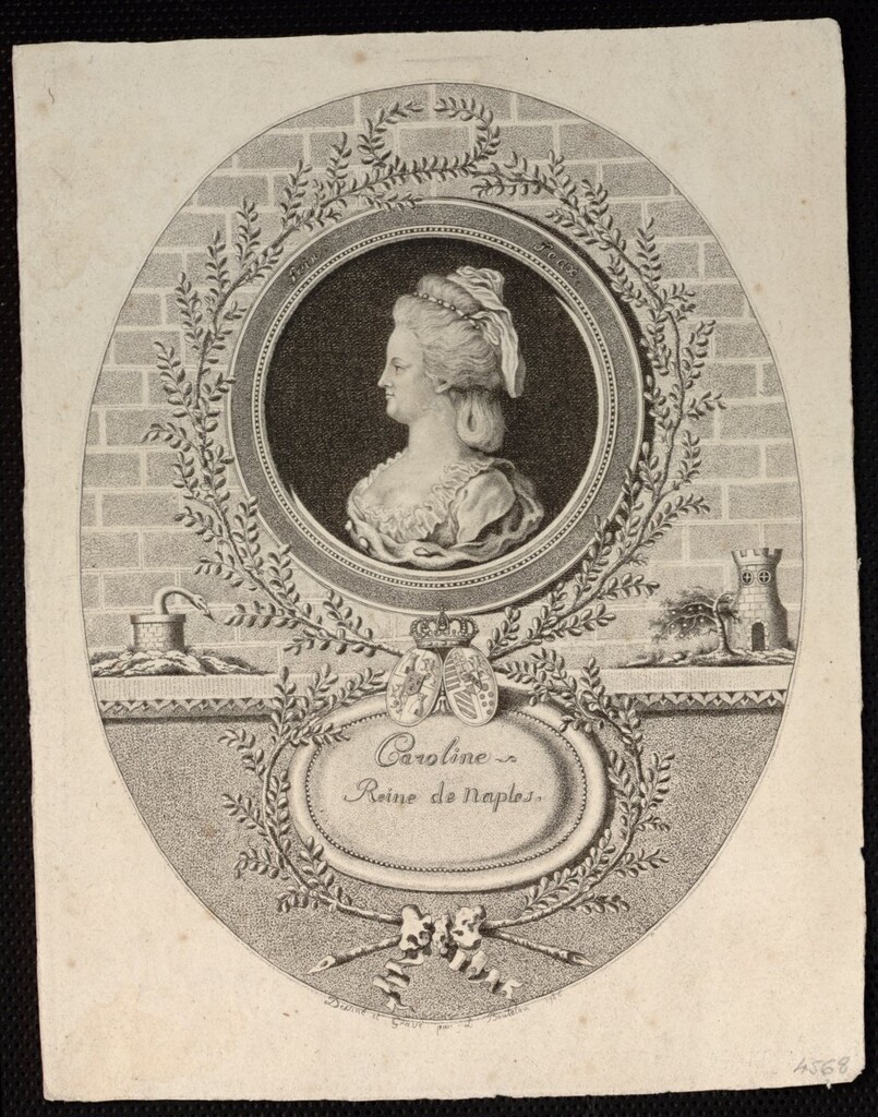 Miniatura de María Carolina de Austria, Reina de Nápoles
