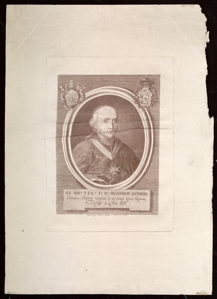 Miniatura de Retrato de Francisco Antonio Lorenzana