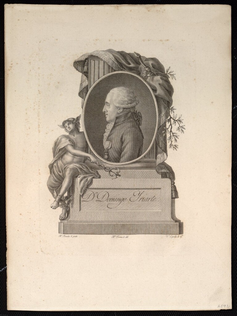 Miniatura de Retrato de Domingo Iriarte
