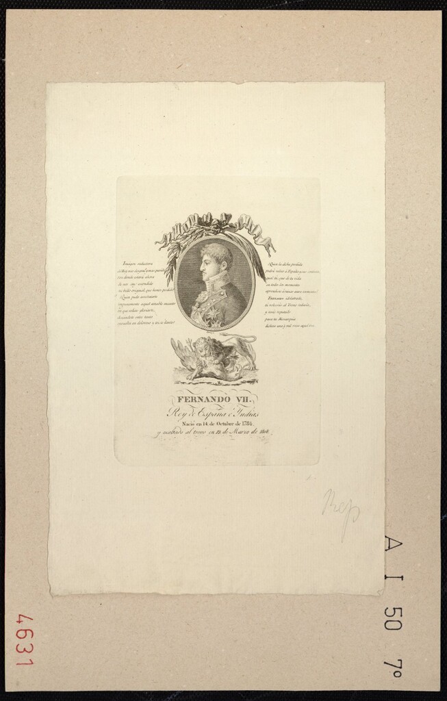 Miniatura de Fernando VII
