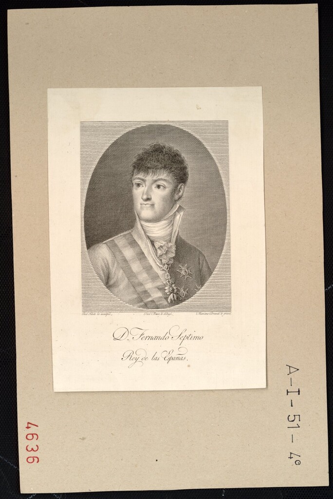 Miniatura de Retrato de Fernando VII