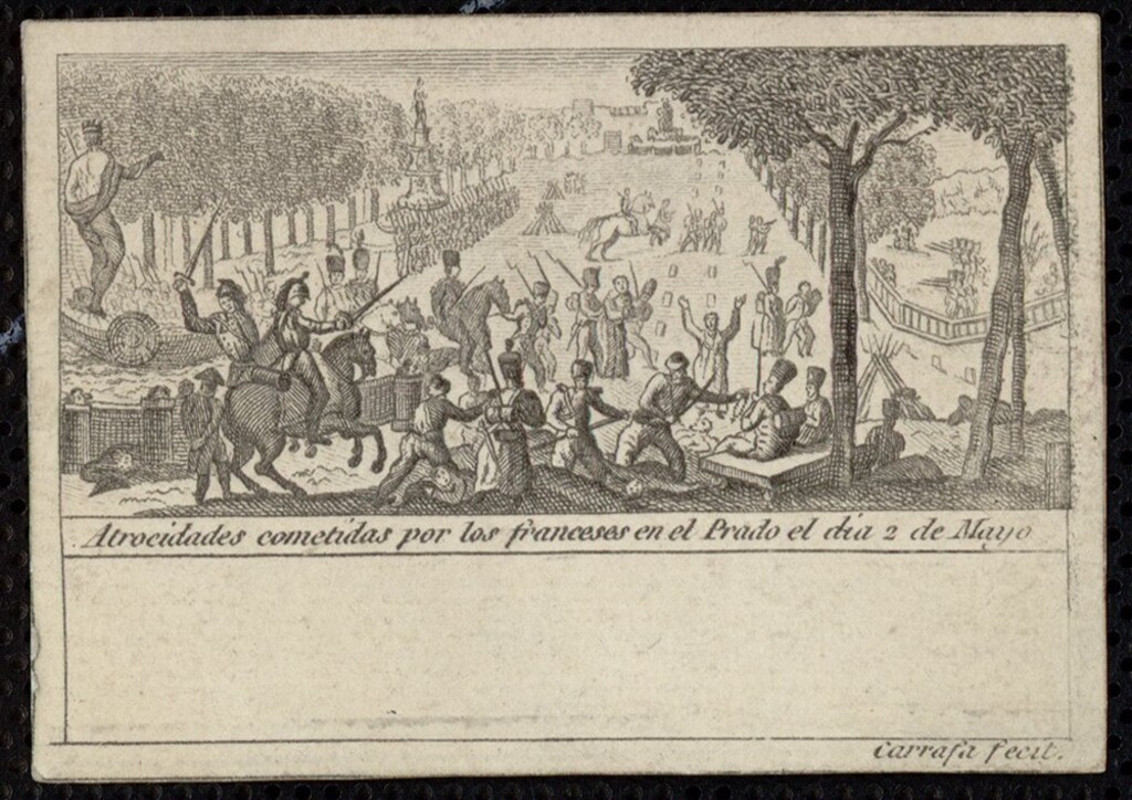 Miniatura de Atrocidades cometidas por los franceses en el Prado el dia 2 de Mayo