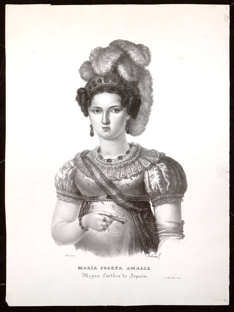 Miniatura de María Josefa Amalia