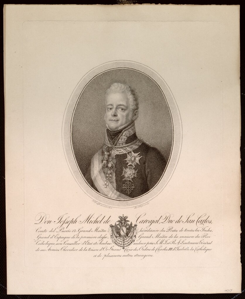 Miniatura de José Miguel de Carvajal, Duque de San Carlos