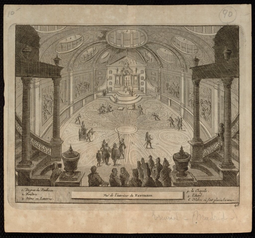 Miniatura de El Monasterio de El Escorial. Interior del Panteón de los Reyes