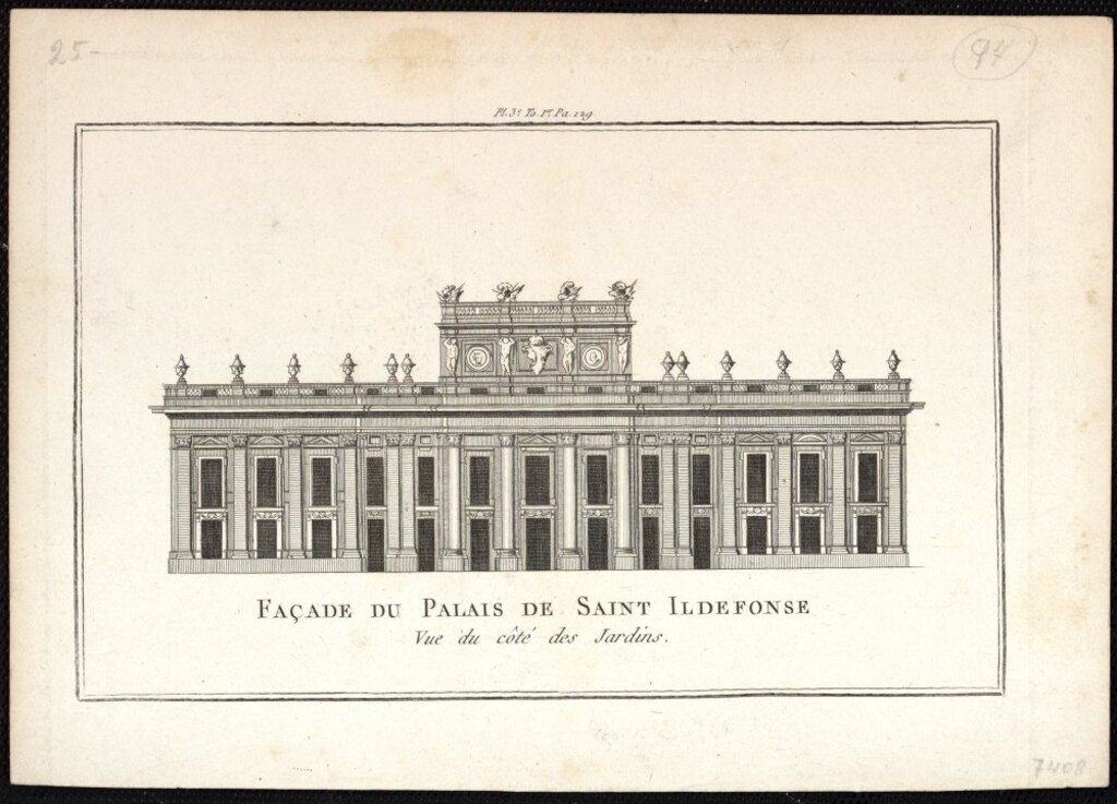 Miniatura de El Palacio de San Ildefonso. La Granja (Segovia)