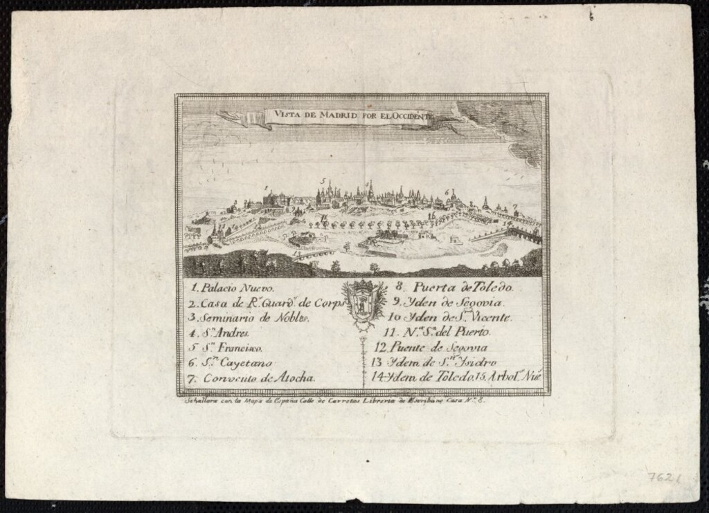 Miniatura de Vista de Madrid por el Occidente