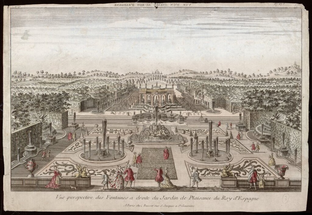 Miniatura de Los jardines y fuentes de San Ildefonso. La Granja (Segovia)