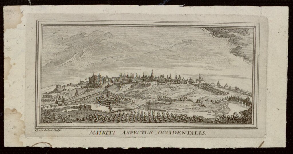 Miniatura de Vista occidental de Madrid