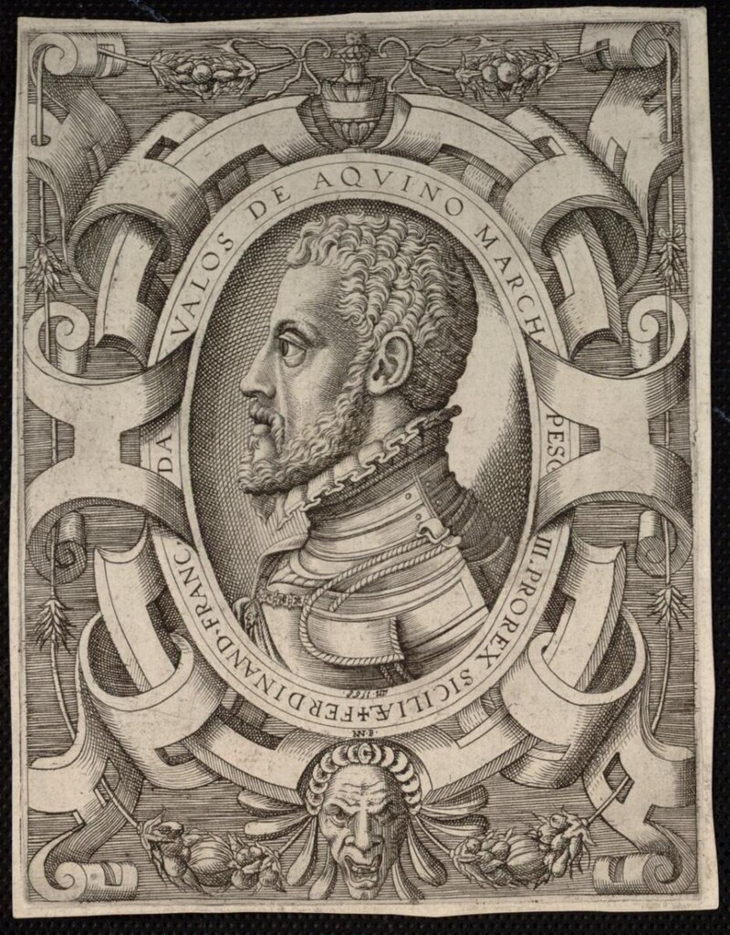 Miniatura de Fernando Francisco de Avalos, Marqués de Pescara