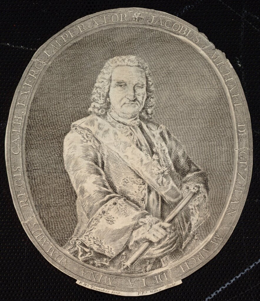 Miniatura de Retrato de Jaime Miguel de Guzman, Marqués de la Mina