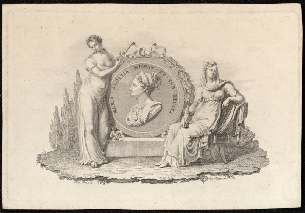 Miniatura de María de Luisa de Parma, Reina de España