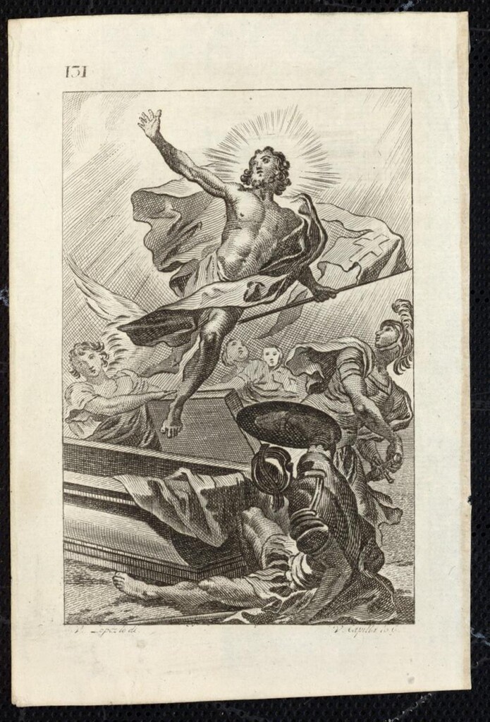 Miniatura de Resurrección de Cristo