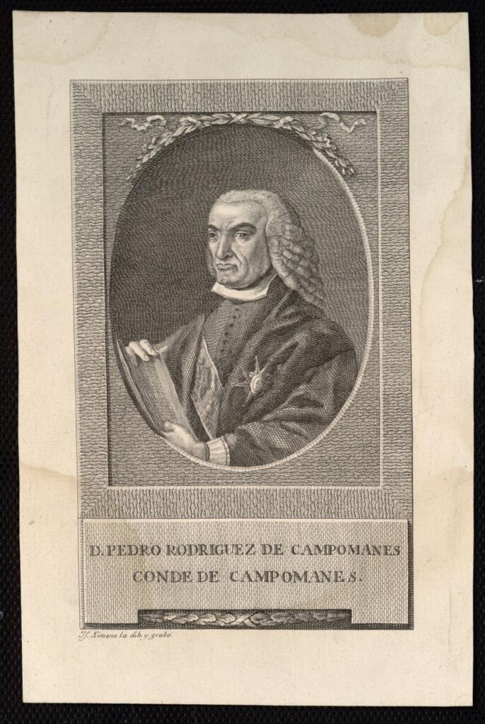 Miniatura de Retrato de Pedro Rodríguez de Campomanes