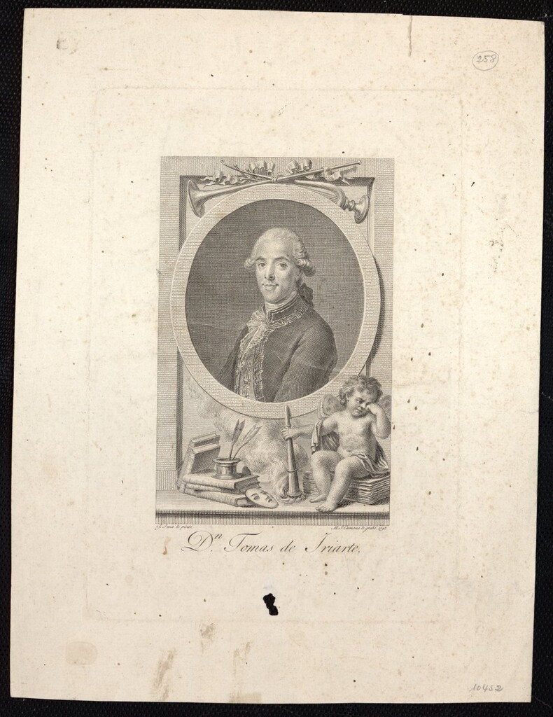 Miniatura de Retrato de Tomás de Iriarte
