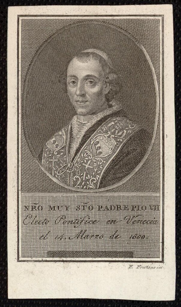 Miniatura de Nuestro muy Santo Padre Pío VII