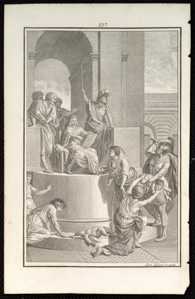 Miniatura de Juicio de Salomón