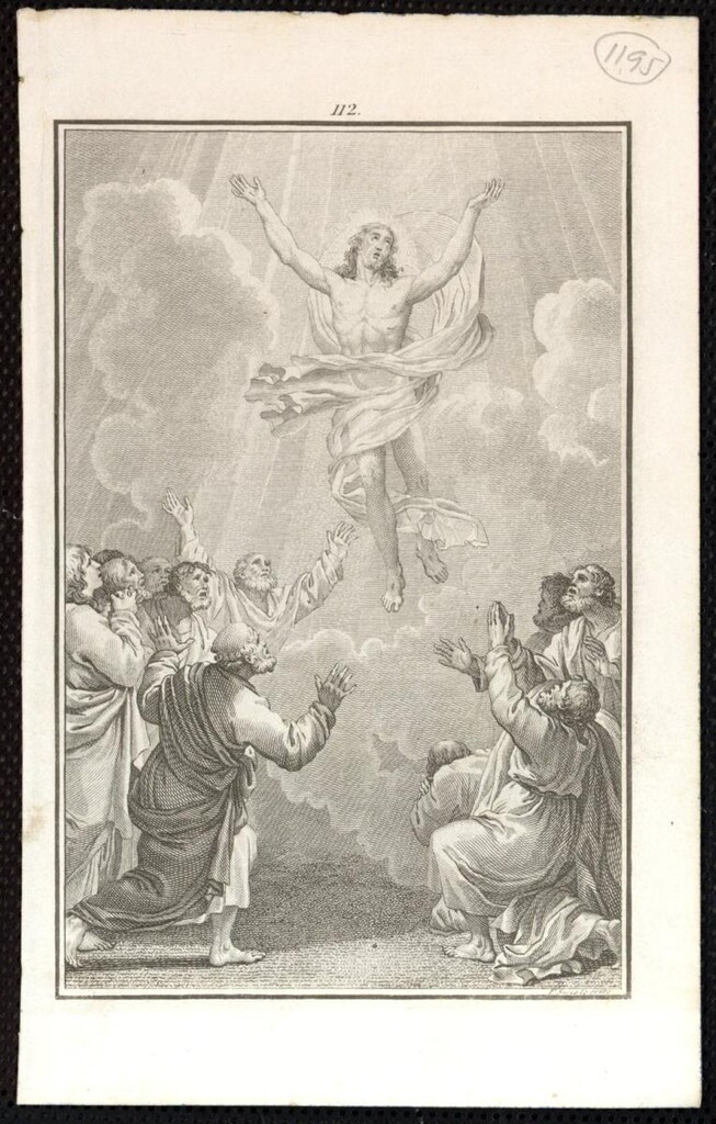 Miniatura de Ascensión de Jesús
