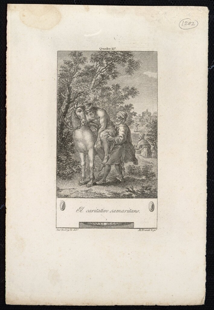 Miniatura de El caritativo samaritano