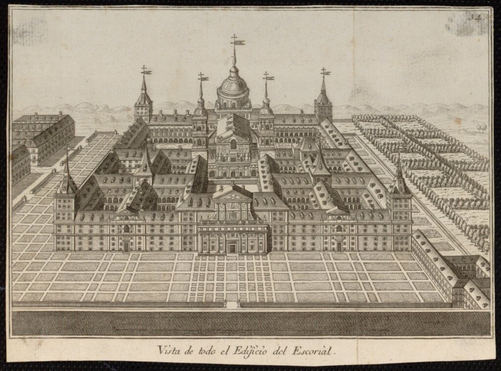Miniatura de Vista de todo el Edificio del Escorial