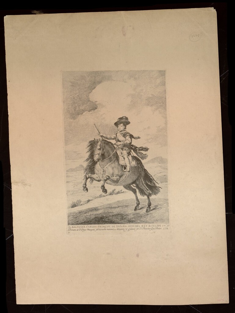 Miniatura de Retrato del Príncipe Baltasar Carlos