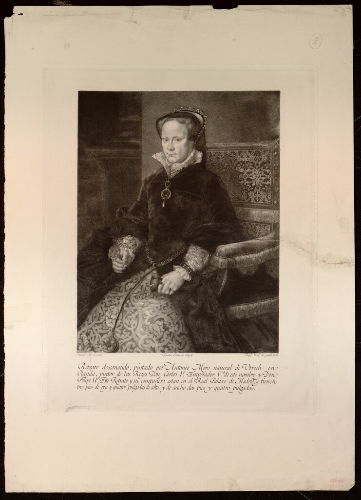 Miniatura de Retrato de María Tudor, Reina de Inglaterra