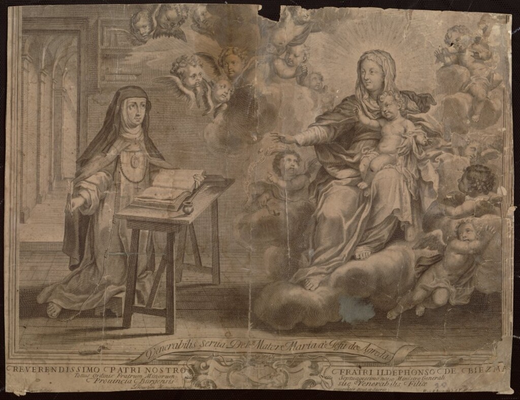 Miniatura de La Beata María de Jesús de Agreda