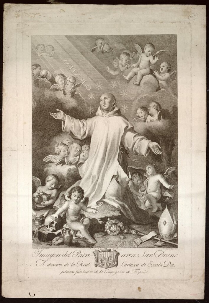 Miniatura de Imagen del Patriarca San Bruno