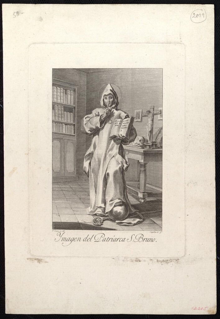 Miniatura de Imagen del Patriarca San Bruno